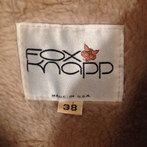RARE Wool Fox Knapp Lined Jacket Size 38 - Picture 8 of 8